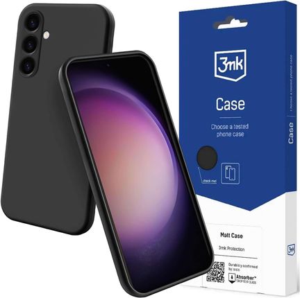 3Mk Etui Do Samsung Galaxy S24 Matt Case Obudowa Pokrowiec Czarne Matowe Plecki Szkło