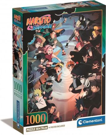 Clementoni Puzzle 1000El. Compact Anime Naruto Shippuden
