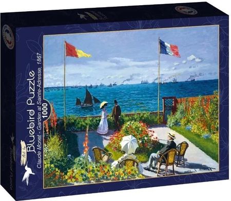Bluebird Puzzle 1000El. Ogród Z Widokiem Na Morze Claude Monet