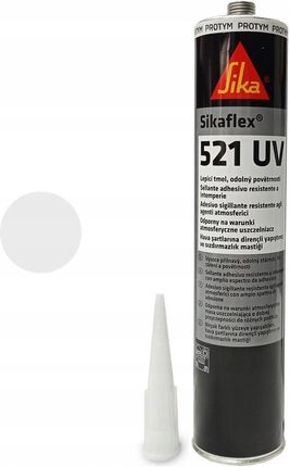 Sika Sikaflex 521 Uv Odporny Na Warunki Pogodowe Klej Biały 300ml.