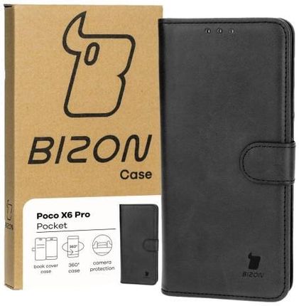 Bizon Etui Case Pocket Do Xiaomi Poco X6 Pro 5G Czarne