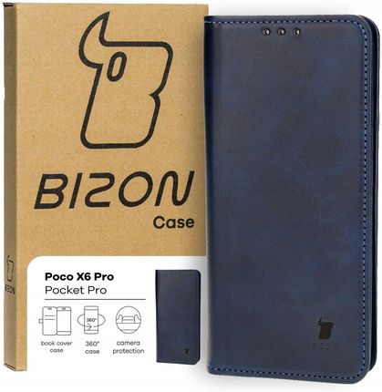 Bizon Etui Case Pocket Pro Do Xiaomi Poco X6 5G Granatowe