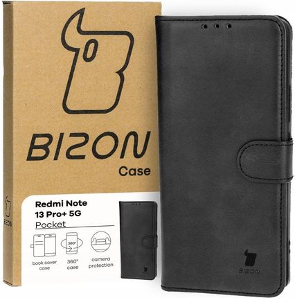 Bizon Etui Case Pocket Do Xiaomi Redmi Note 13 Pro 5G Czarne