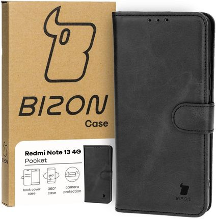 Bizon Etui Case Pocket Do Xiaomi Redmi Note 13 4G Czarne