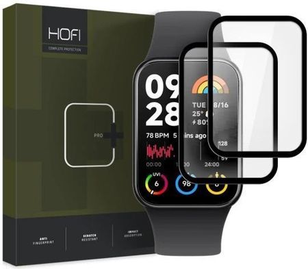 Hofi Szkło Hybrydowe Hybrid Pro+ Do Xiaomi Smart Band 8 Pro Czarny (2Szt.)