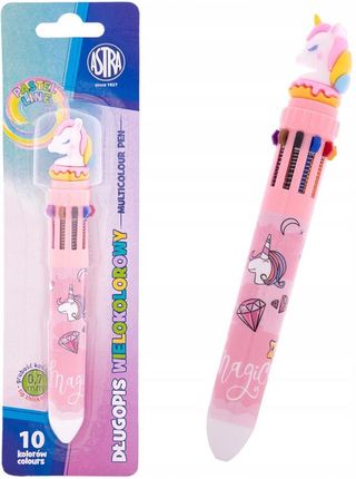 Astra Art-Pap Długopis Automatyczny Astrapen Pastel Line Unicorn Wielokolorowy 10W1