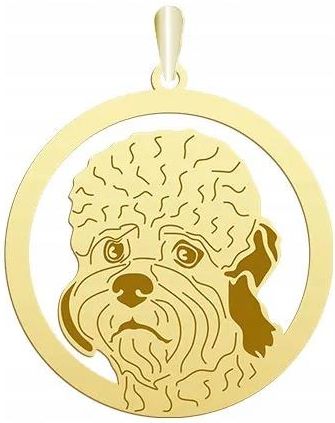 Mejk Jewellery Dandie Dinmont Terrier Zawieszka Złota 925