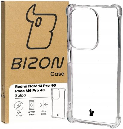 Bizon Etui Case Salpa Do Xiaomi Poco M6 Pro 4G Redmi Note 13 Przezroczyste