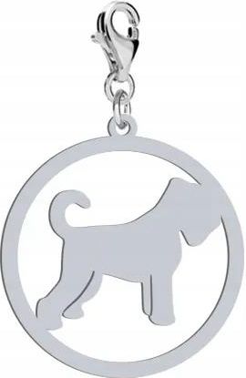 Mejk Jewellery Charms Srebrny 925 Black Russian Terrier