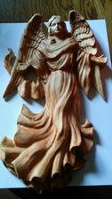 Zdjęcie Anioł Płaskorzeźba Drewno Prezent (2011) - Andrychów