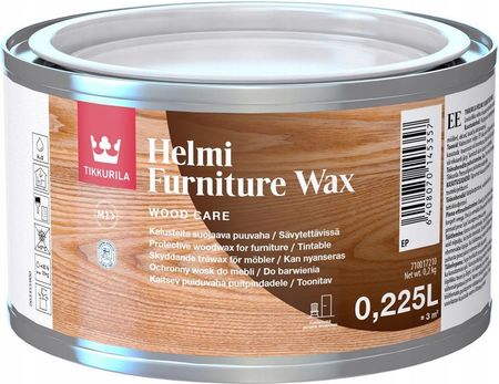 Tikkurila Helmi Furniture Wax 0,33L Wosk Do Mebli Drewnianych Biały