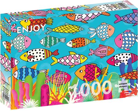 Enjoy Puzzle Kolorowe Ryby 1000El.