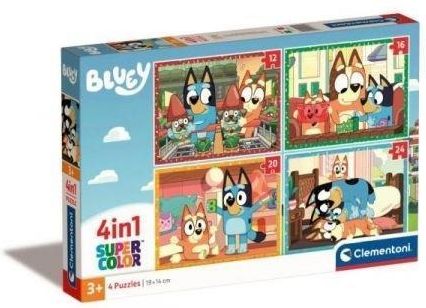 Clementoni Puzzle 4W1 Bluey - Ceny i opinie - Ceneo.pl
