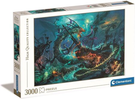 Clementoni Puzzle High Quality The Underwater Battle 3000El.
