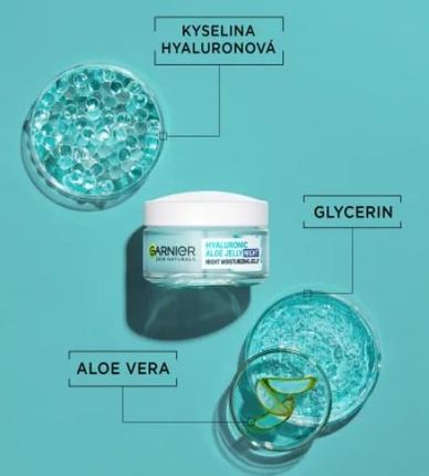 Krem Garnier Skin Naturals Hyaluronic Aloe Jelly na noc 50ml - Opinie i  ceny na Ceneo.pl