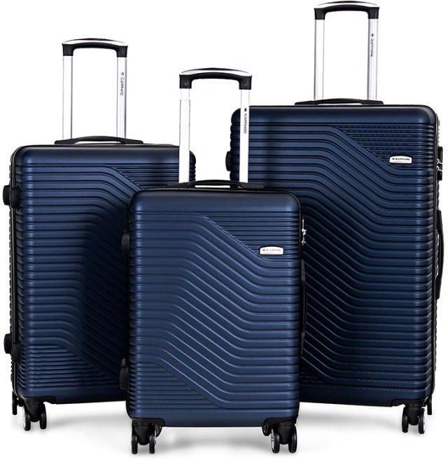 Zestaw walizek podróżnych 3w1 Sapphire ST-140 - granatowe