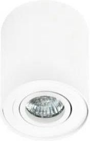 Azzardo Bross 1 AZ0858 GM4100 WH Plafon lampa sufitowa 1x50W GU10 biały + żarówka LED za 1 zł GRATIS! - wysyłka w 24h