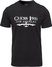 Męska Koszulka z krótkim rękawem Guess SS CN Guess 1981 Triangle Tee M4Gi27J1314-Jblk – Czarny