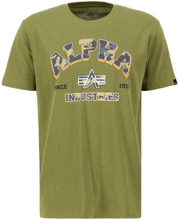 Alpha Industries T-shirt College Camo 146511 moss green