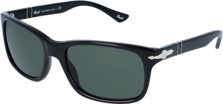 Persol 0PO3048S Męskie okulary przeciwsłoneczne, Oprawka: Acetat, czarny