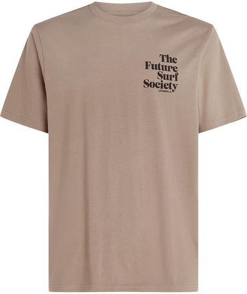 Męska Koszulka z krótkim rękawem O'Neill Future Surf Society T-Shirt 2850199-17024 – Beżowy