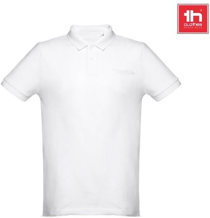 THC DHAKA WH. Męski polo t-shirt