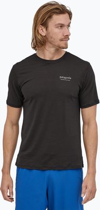 Koszulka męska Patagonia Cap Cool Merino Blend Graphic Shirt heritage header/black | WYSYŁKA W 24H | 30 DNI NA ZWROT