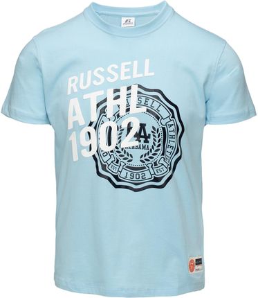 Męska Koszulka z krótkim rękawem Russell Athletic A4-051-1 M000254616 – Niebieski