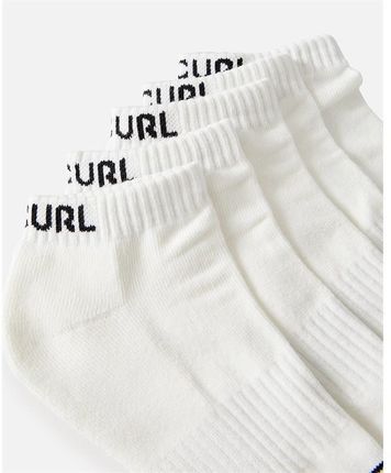 skarpetki RIP CURL - Brand Ankle Sock 5-Pk White (1000) rozmiar: OS