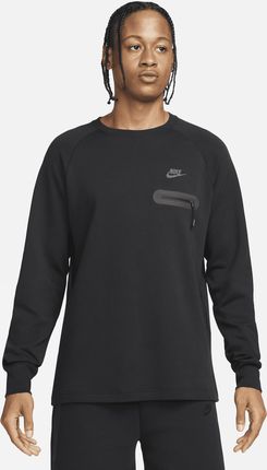 Męska koszulka z długim rękawem Nike Tech Fleece Lightweight - Czerń