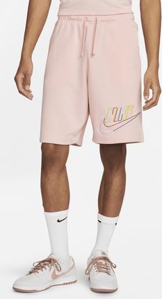 Męskie spodenki z dzianiny dresowej Nike Club Fleece - Różowy