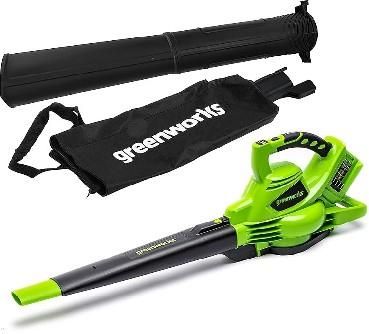 Odkurzacz do liści akumulatorowy Greenworks 24V GD24X2BV BRUSHLESS (bez akumulatora i ładowarki)