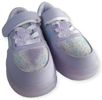 Buty Sportowe Dla Dziewczynki Świecące Fioletowe