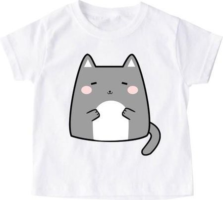koszulka z kotem dla dziecka wzór kot36