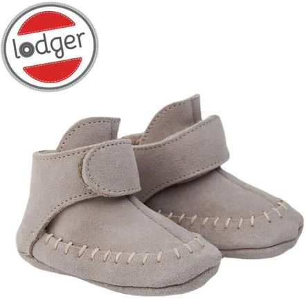 Lodger Skórzane buciki dla niemowląt beżowe Walker Mocassin Storm r. 20 ® KUP TERAZ
