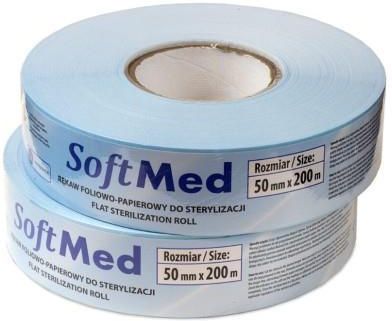 Rękaw papierowo-foliowy do sterylizacji SoftMed 7,5x200cm
