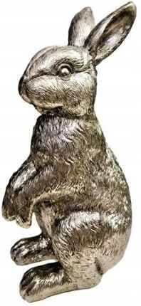 Art-Pol Figurka Ozdobna - Srebrny Zając Królik Model I (5902663119912)