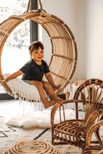 Monnarita Rattanowy Fotel Wiszący Kai Junior