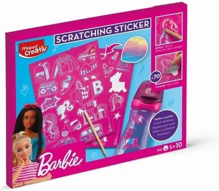 Maped Creativ Naklejki Do Wydrapywania Barbie