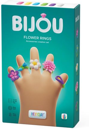 Hey Clay Bijou Flower Rings Masa Plastyczna