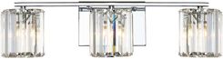 Elstead Lighting Kinkiet Łazienkowy Divine 3Xg9 3,5W Ip44 Chrom/Transparentny Qzdivine3Pcbath (Qzdivine3Pcbath)