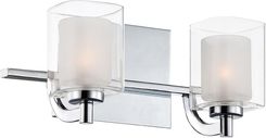 Elstead Lighting Kinkiet Łazienkowy Kolt 2Xg9 3,5W Ip44 Chrom/Opal Qzkolt2Pcbath (Qzkolt2Pcbath)