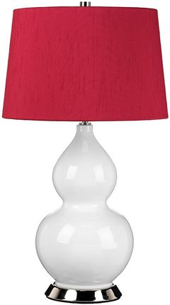 Elstead Lighting Lampa Stołowa Isla E27 Biały/Czerwony Islapntlred (Islapntlred)