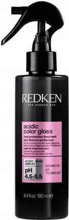 Redken Acidic Color Gloss Spray Chroniący Włosy Przed Wysoką Temperaturą Do Włosów Farbowanych 190Ml