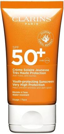 Clarins Sun Care Youth-Protecting Sunscreen Krem Do Opalania Twarzy Spf 50+ 50Ml