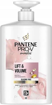 Pantene Pro-V Miracles Lift'N'Volume Szampon Zwiększający Objętość Włosów Cienkich Z Biotyną 1L