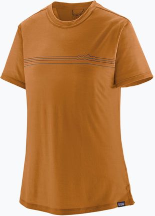 Koszulka damska Patagonia Cap Cool Merino Blend Graphic Shirt fitz roy fader/golden caramel | WYSYŁKA W 24H | 30 DNI NA ZWROT