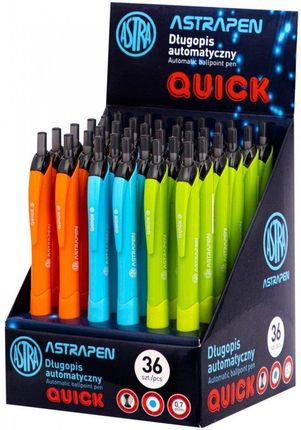 Astra Długopis Automatyczny Z Gumowym Uchwytem 0,7Mm Astrapen Quick