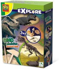 Zdjęcie Ses Creative Skamielina Dinozaura T-Rex 2W1 - Trzebinia