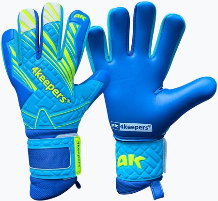 Rękawice Bramkarskie Dziecięce 4Keepers Soft Azur Nc Jr Niebieskie